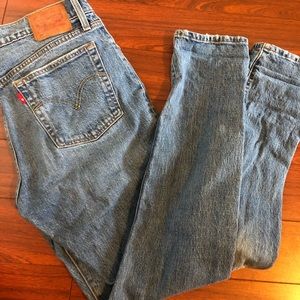Levis 501 skinny 30/30 high rise button fly